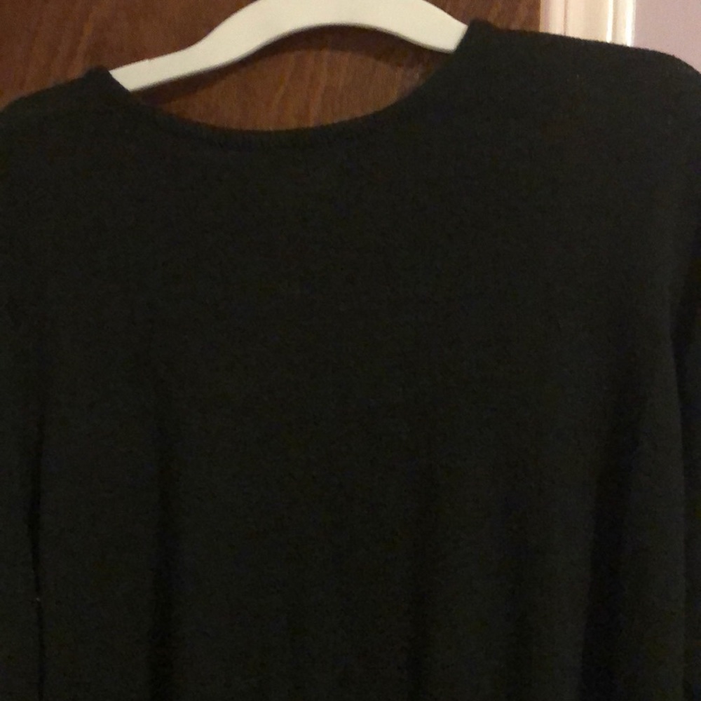 Dark green sweater